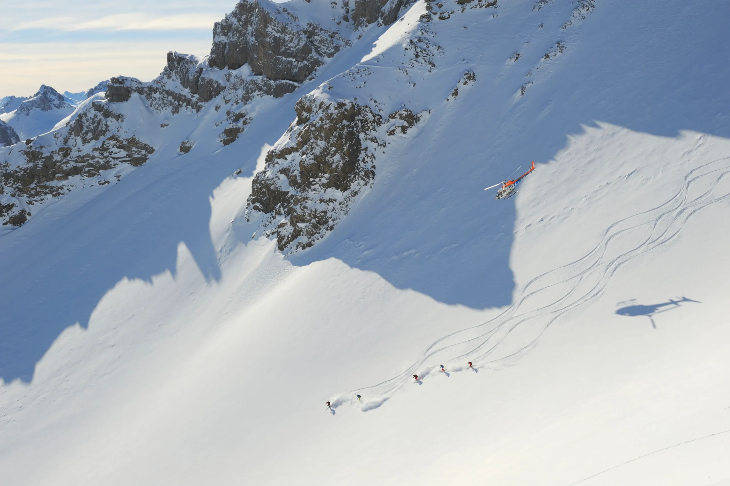 Heliskiing Wucher